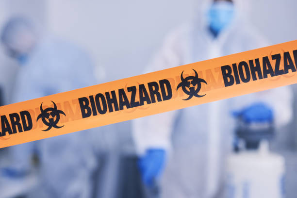 Professional Biohazard Cleanup technician working in Modena, PA